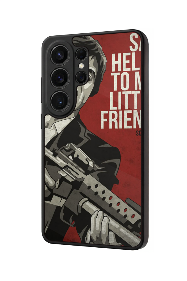 Samsung Galaxy S26 Ultra Uyumlu Scarface Tasarımlı Glossy Premium Kılıf