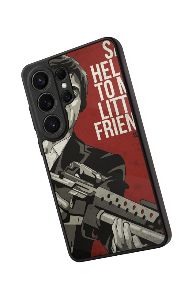 Samsung Galaxy S26 Ultra Uyumlu Scarface Tasarımlı Glossy Premium Kılıf