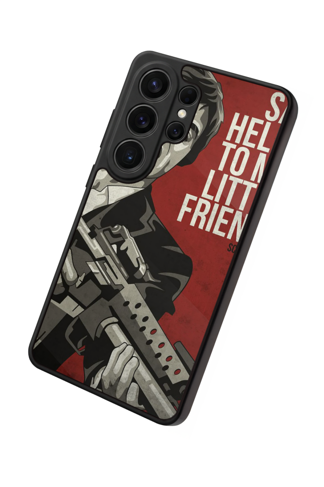 Samsung Galaxy S26 Ultra Uyumlu Scarface Tasarımlı Glossy Premium Kılıf