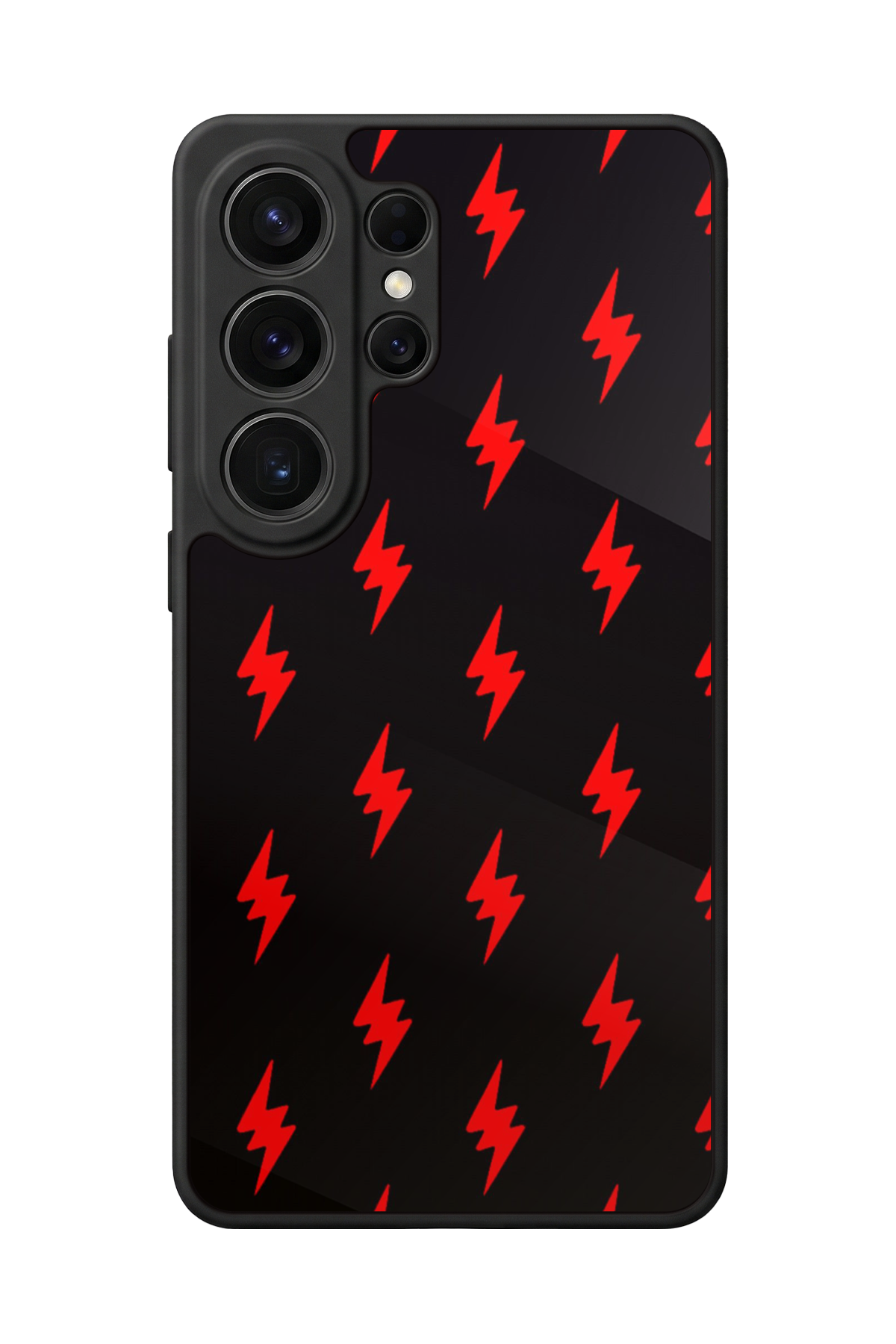 Samsung Galaxy S26 Ultra Uyumlu Simsek Tasarımlı Glossy Premium Kılıf