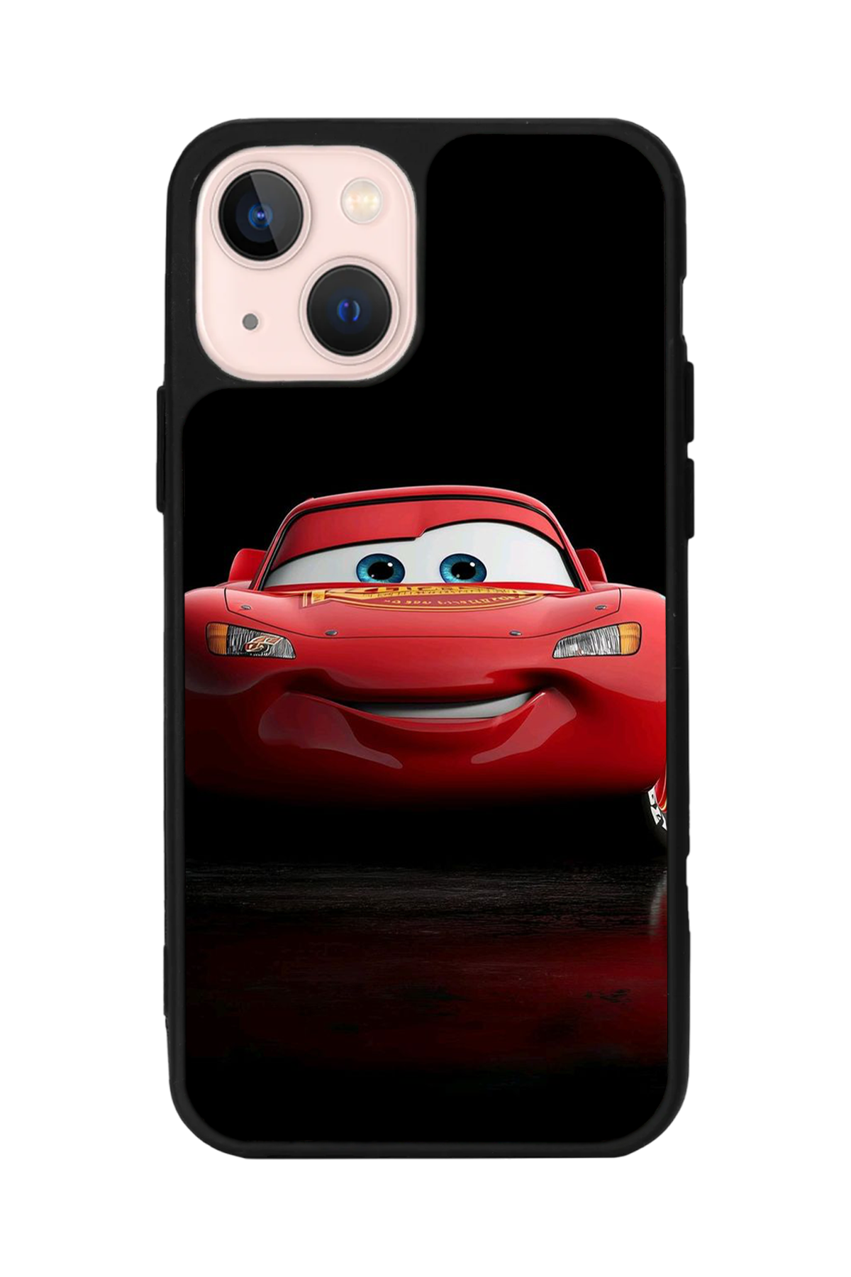 iPhone 14 Plus Uyumlu Şimsek McQueen Tasarımlı Glossy Premium Kılıf