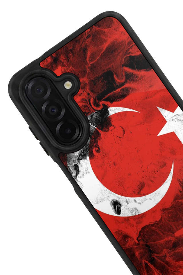 Samsung Galaxy A56 Uyumlu Türk Bayragi Tasarımlı Glossy Premium Kılıf