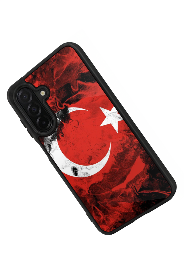Samsung Galaxy A56 Uyumlu Türk Bayragi Tasarımlı Glossy Premium Kılıf