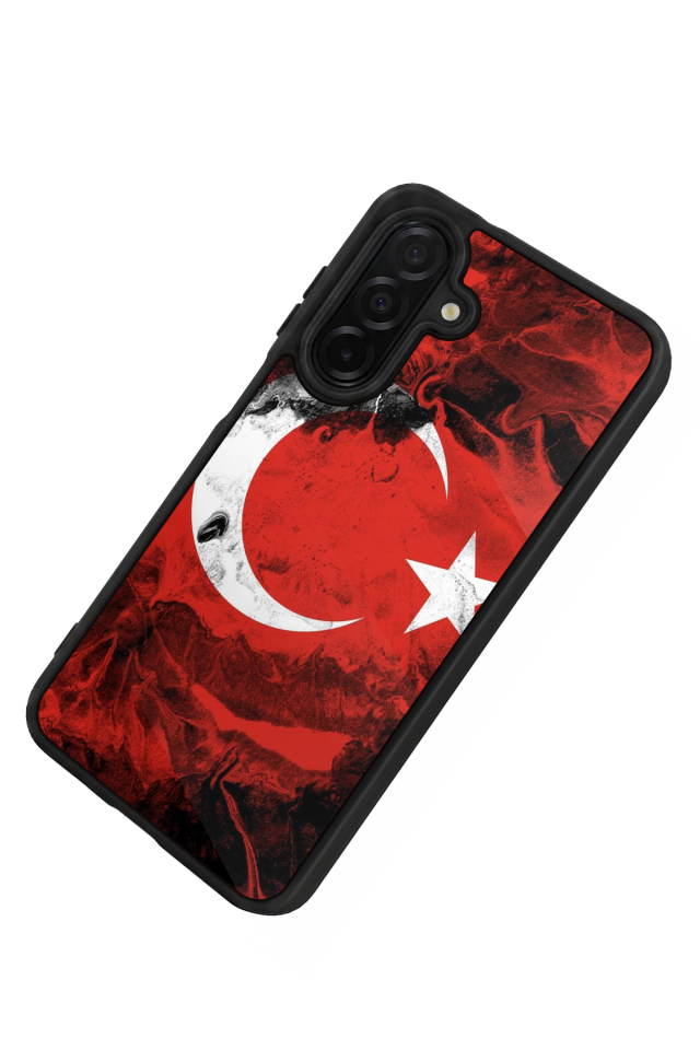 Samsung Galaxy A56 Uyumlu Türk Bayragi Tasarımlı Glossy Premium Kılıf