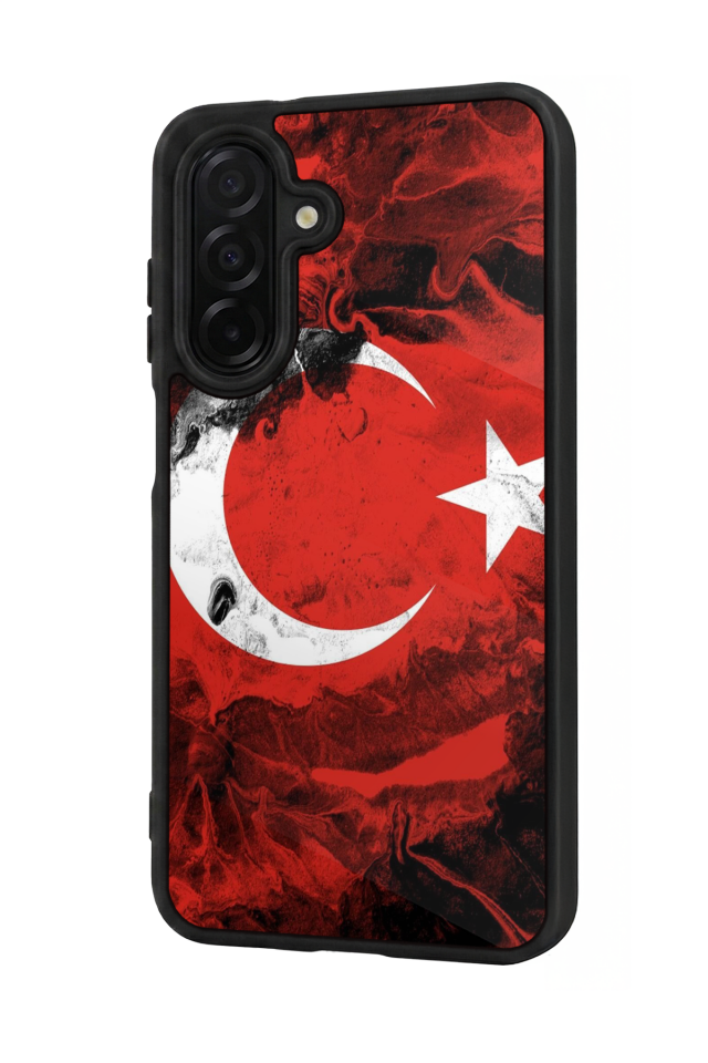 Samsung Galaxy A56 Uyumlu Türk Bayragi Tasarımlı Glossy Premium Kılıf