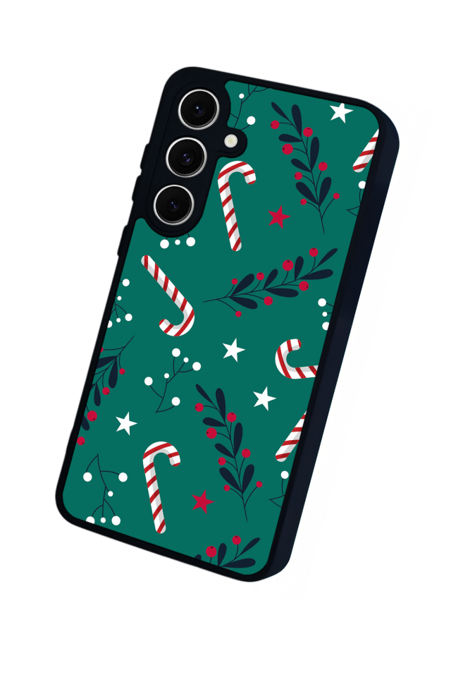 Samsung Galaxy A16 Uyumlu Yilbasi Christmas Tasarımlı Glossy Premium Kılıf