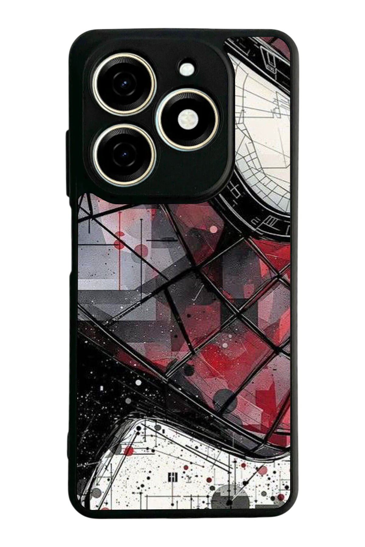 Tecno Spark 20/20C Uyumlu Spider Man ( Örümcek Adam ) Tasarımlı Glossy Premium Kılıf