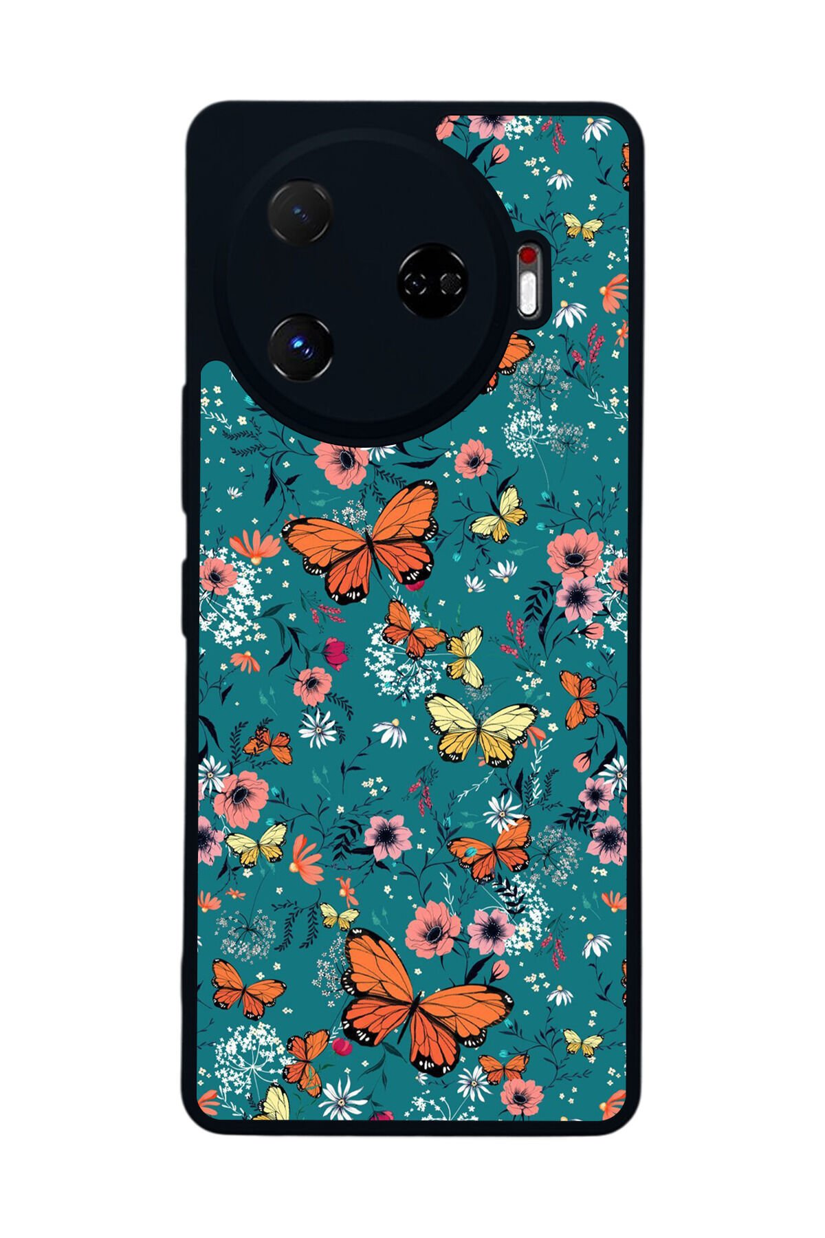 Tecno Camon 30 Pro Uyumlu Floral Tasarımlı Glossy Premium Kılıf
