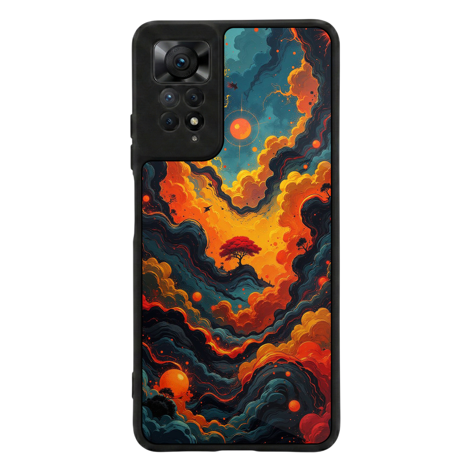 Xiaomi Redmi Note 11 Pro Uyumlu Abstract Tasarımlı Glossy Premium Kılıf