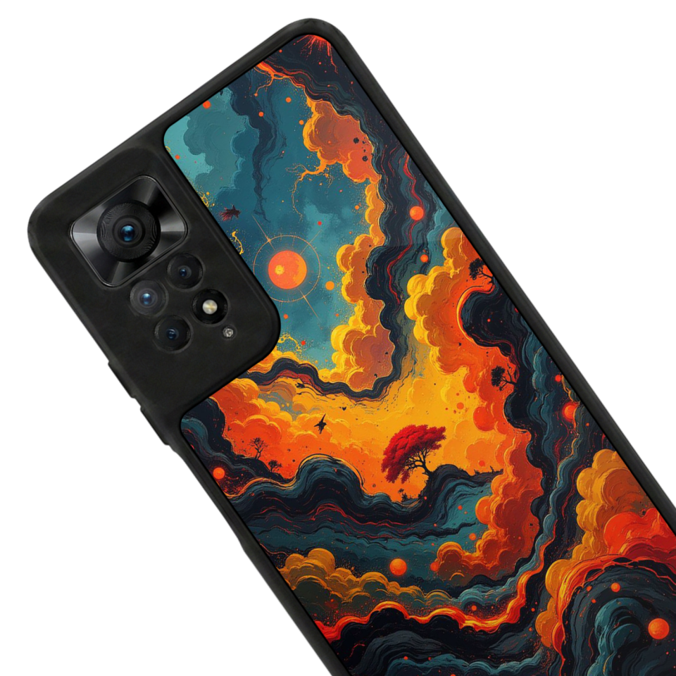 Xiaomi Redmi Note 11 Pro Uyumlu Abstract Tasarımlı Glossy Premium Kılıf