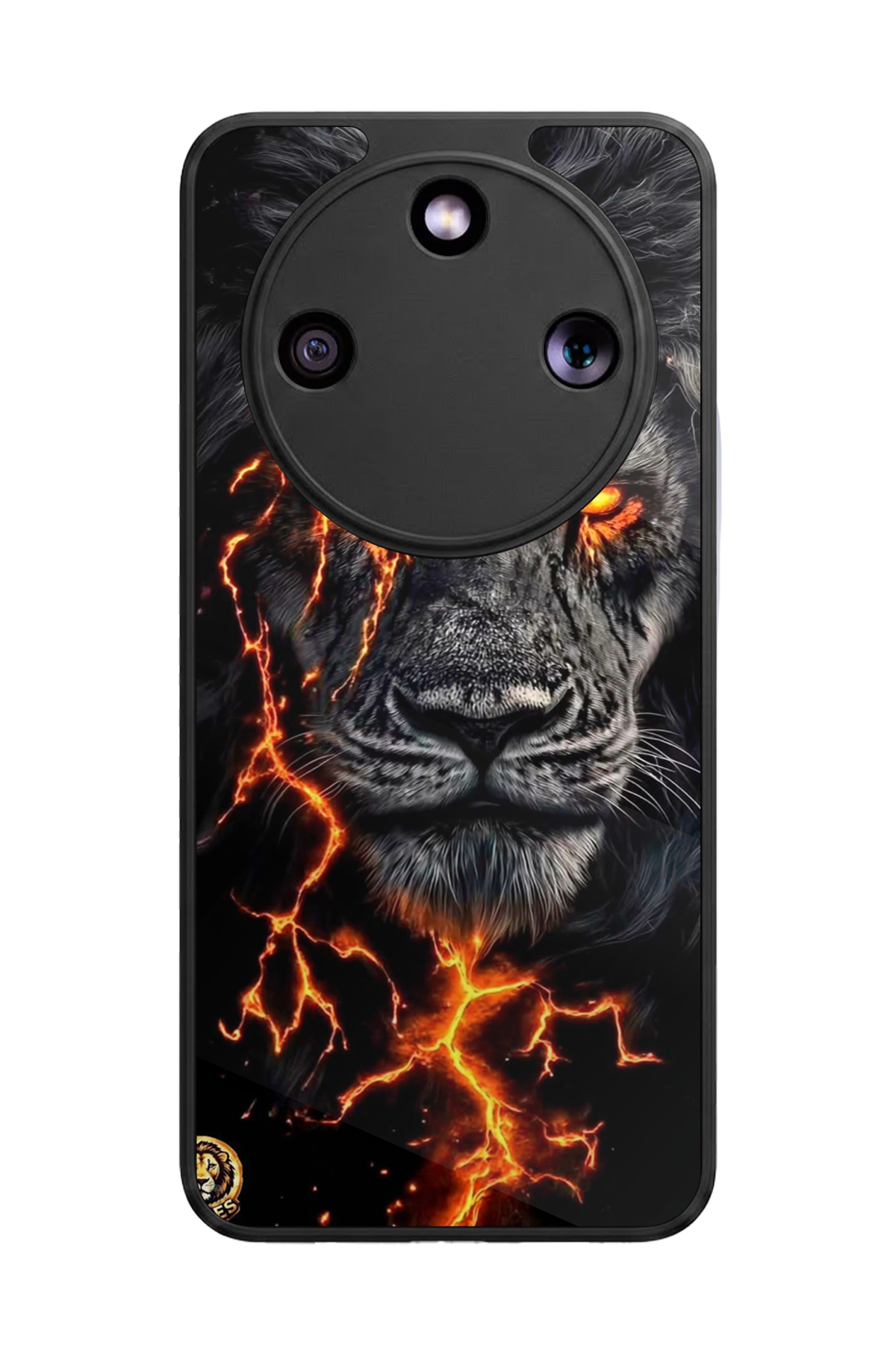 Honor Magic 8 Lite Uyumlu Aslan Tasarımlı Glossy Premium Kılıf