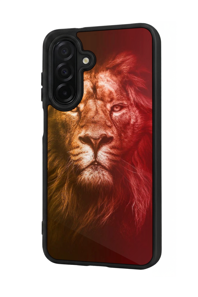Samsung Galaxy A36 Uyumlu Aslan Tasarımlı Glossy Premium Kılıf