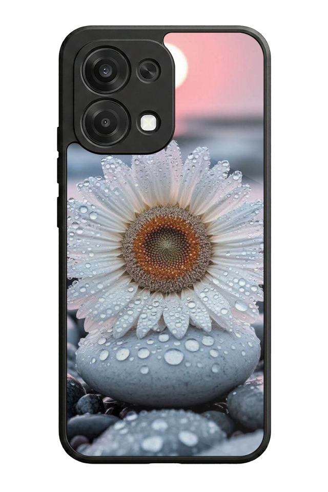 Oppo A6 Pro Uyumlu Cicek Tasarımlı Glossy Premium Kılıf