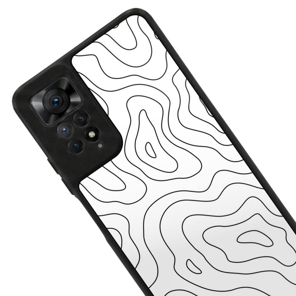 Xiaomi Redmi Note 12 Pro Uyumlu Çizgi Sanatı Tasarımlı Glossy Premium Kılıf