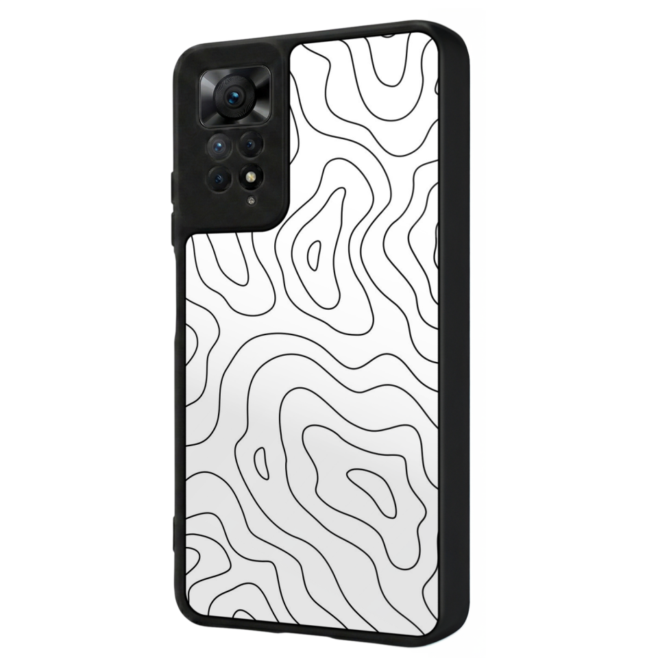 Xiaomi Redmi Note 12 Pro Uyumlu Çizgi Sanatı Tasarımlı Glossy Premium Kılıf