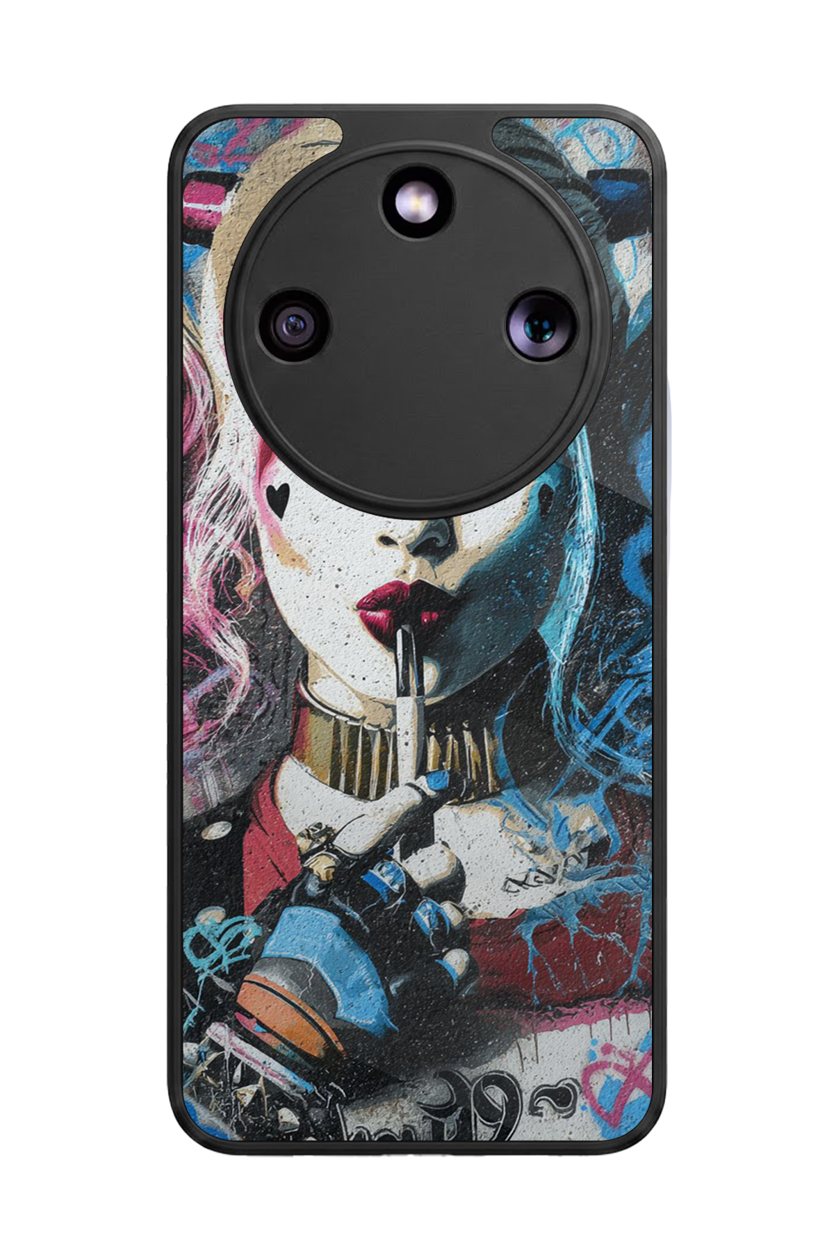 Honor Magic 8 Lite Uyumlu HarleyQueen Tasarımlı Glossy Premium Kılıf