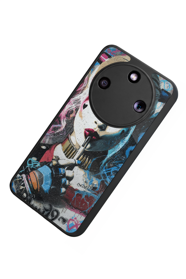 Honor Magic 8 Lite Uyumlu HarleyQueen Tasarımlı Glossy Premium Kılıf