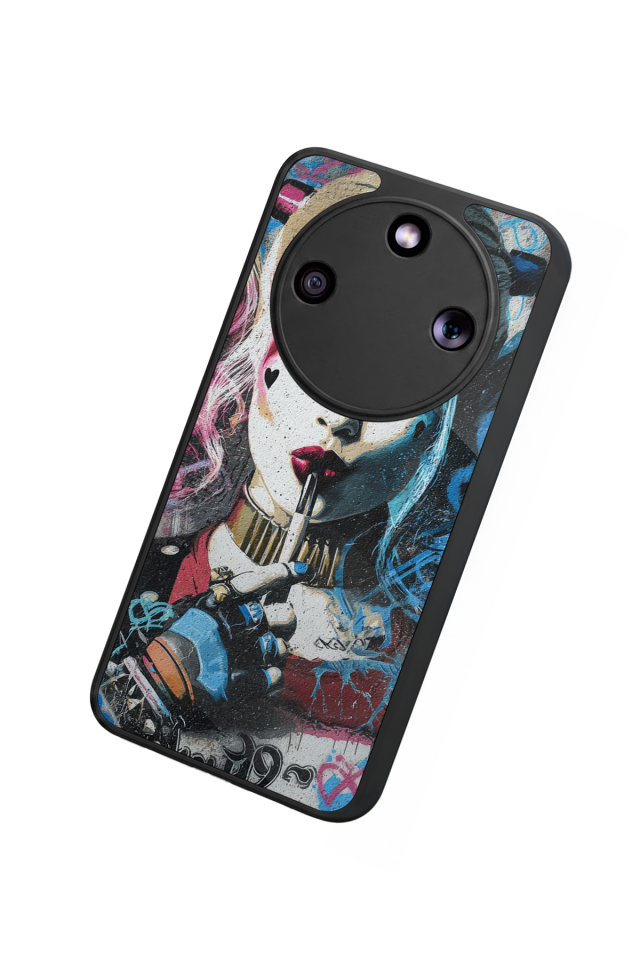 Honor Magic 8 Lite Uyumlu HarleyQueen Tasarımlı Glossy Premium Kılıf