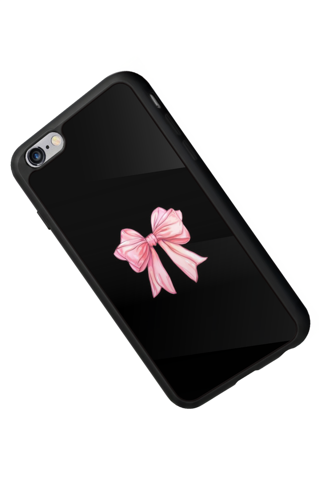 iPhone 6 Plus Uyumlu Kurdele Tasarımlı Glossy Premium Kılıf