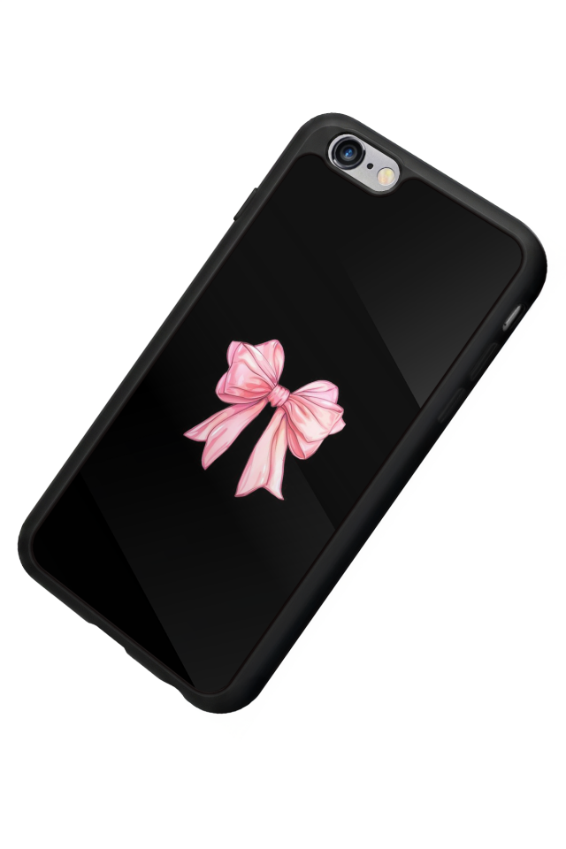 iPhone 6 Plus Uyumlu Kurdele Tasarımlı Glossy Premium Kılıf