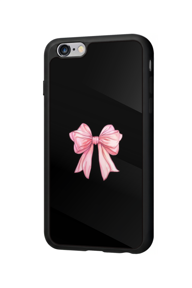 iPhone 6 Plus Uyumlu Kurdele Tasarımlı Glossy Premium Kılıf