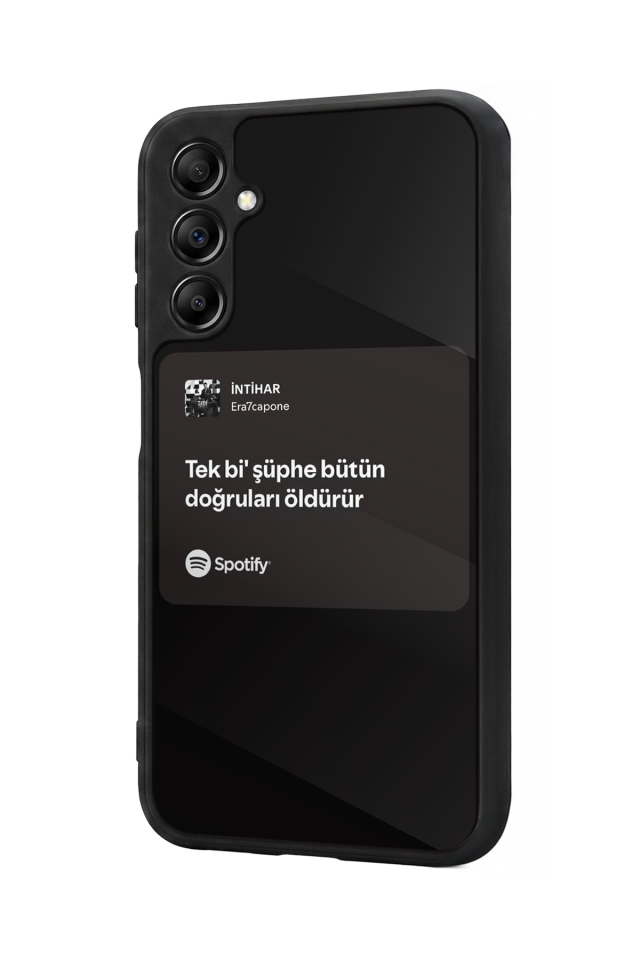Samsung Galaxy A14 Uyumlu Sarki Sozleri Tasarımlı Glossy Premium Kılıf