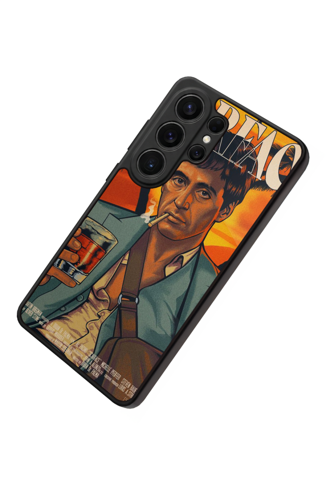 Samsung Galaxy S26 Ultra Uyumlu Scarface Tasarımlı Glossy Premium Kılıf