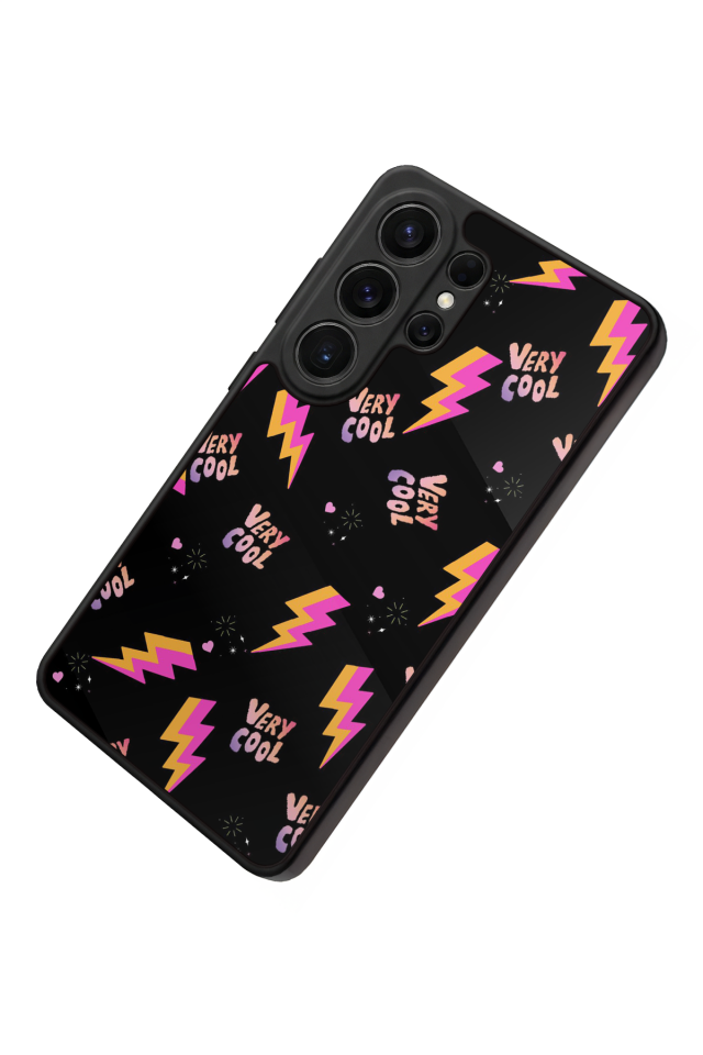 Samsung Galaxy S26 Ultra Uyumlu Simsek Tasarımlı Glossy Premium Kılıf