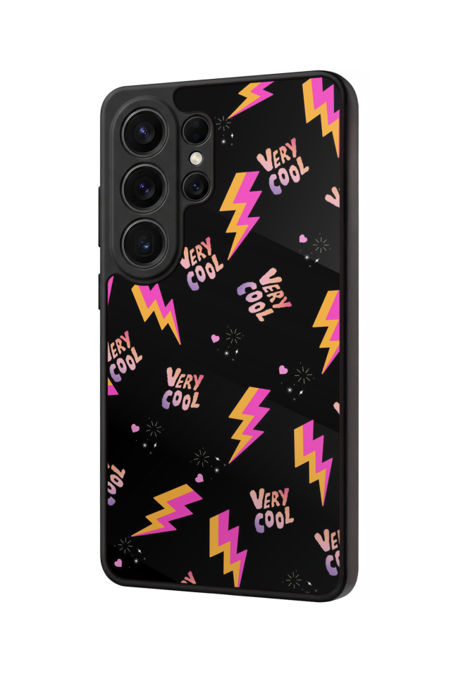 Samsung Galaxy S26 Ultra Uyumlu Simsek Tasarımlı Glossy Premium Kılıf