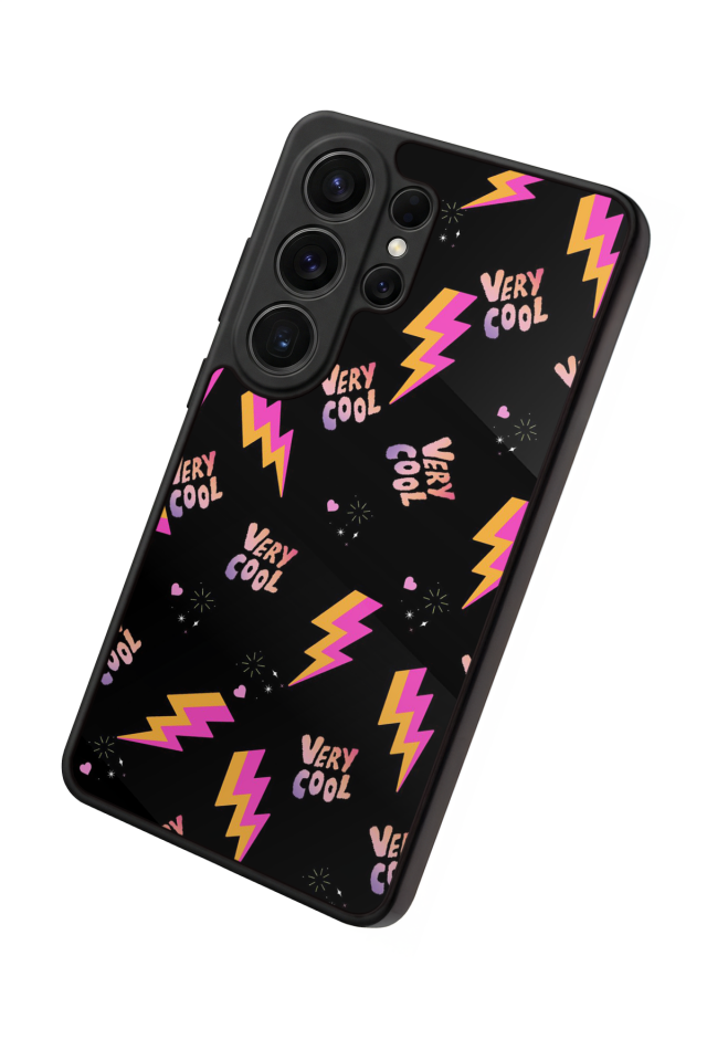 Samsung Galaxy S26 Ultra Uyumlu Simsek Tasarımlı Glossy Premium Kılıf