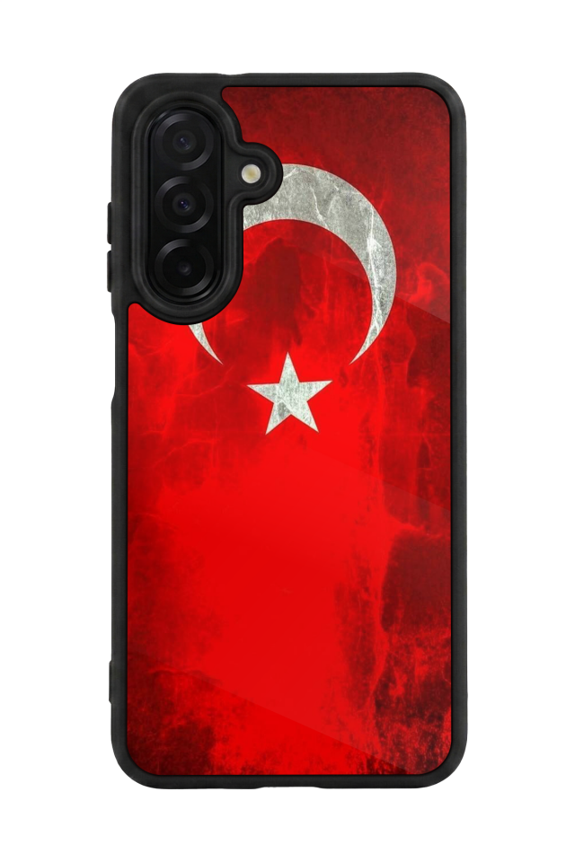 Samsung Galaxy A56 Uyumlu Türk Bayragi Tasarımlı Glossy Premium Kılıf