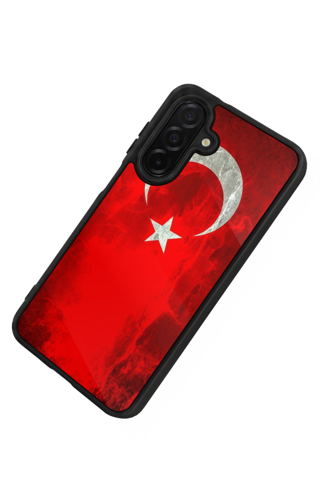 Samsung Galaxy A56 Uyumlu Türk Bayragi Tasarımlı Glossy Premium Kılıf