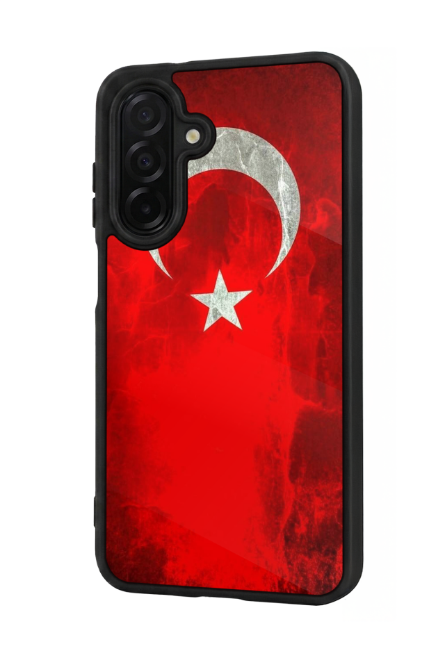 Samsung Galaxy A56 Uyumlu Türk Bayragi Tasarımlı Glossy Premium Kılıf