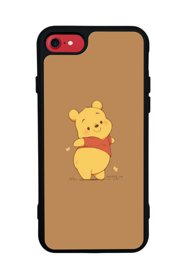 iPhone 7 Uyumlu Winnie Tasarımlı Glossy Premium Kılıf