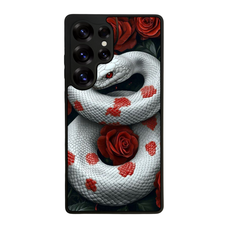 Samsung Galaxy S25 Ultra Uyumlu Yılan Tasarımlı Glossy Premium Kılıf