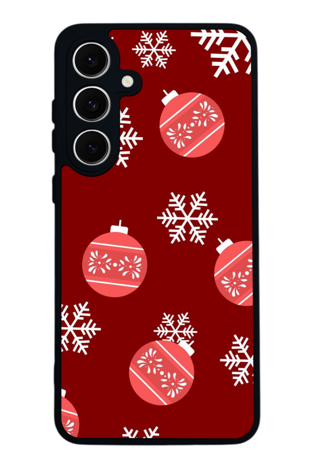 Samsung Galaxy A16 Uyumlu Yilbasi Christmas Tasarımlı Glossy Premium Kılıf