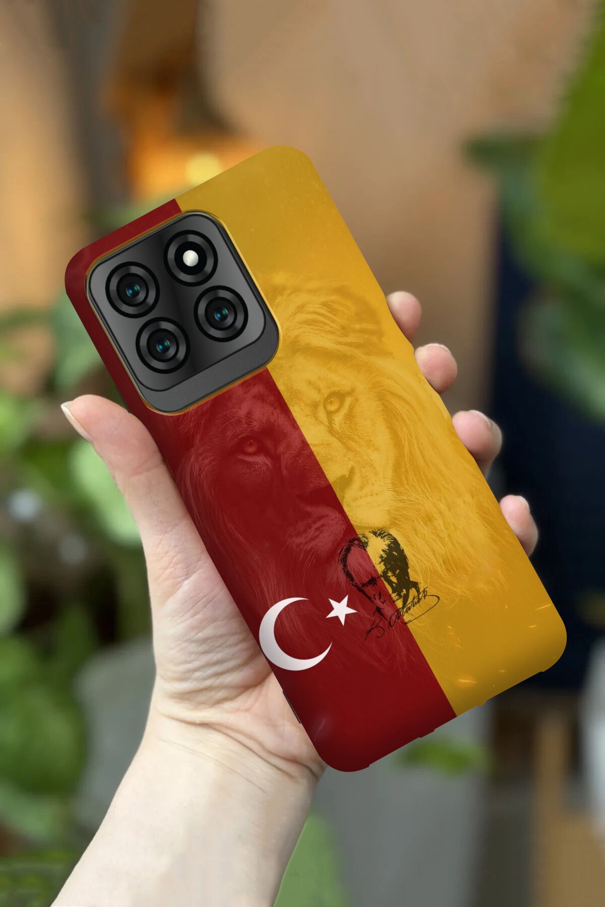 Reeder S71 Uyumlu Kamera Korumalı Futbol Takımı Desenli HD Baskılı Silikon Kılıf