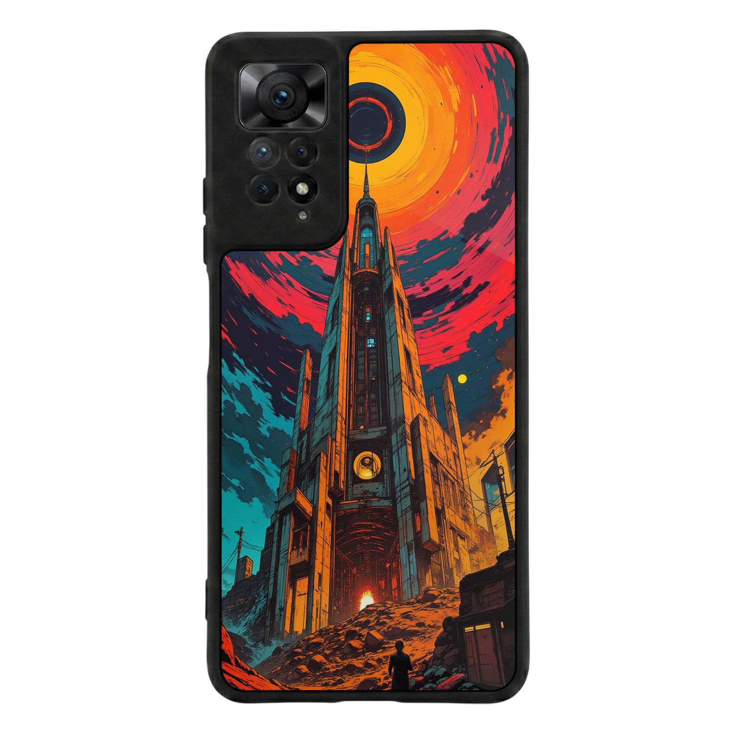 Xiaomi Redmi Note 11 Pro Uyumlu Abstract Tasarımlı Glossy Premium Kılıf