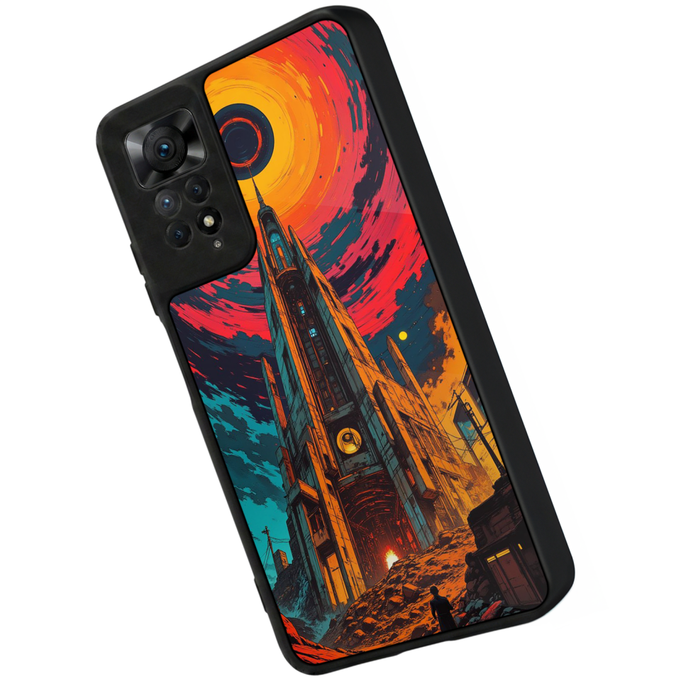 Xiaomi Redmi Note 11 Pro Uyumlu Abstract Tasarımlı Glossy Premium Kılıf