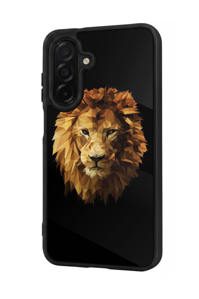 Samsung Galaxy A36 Uyumlu Aslan Tasarımlı Glossy Premium Kılıf