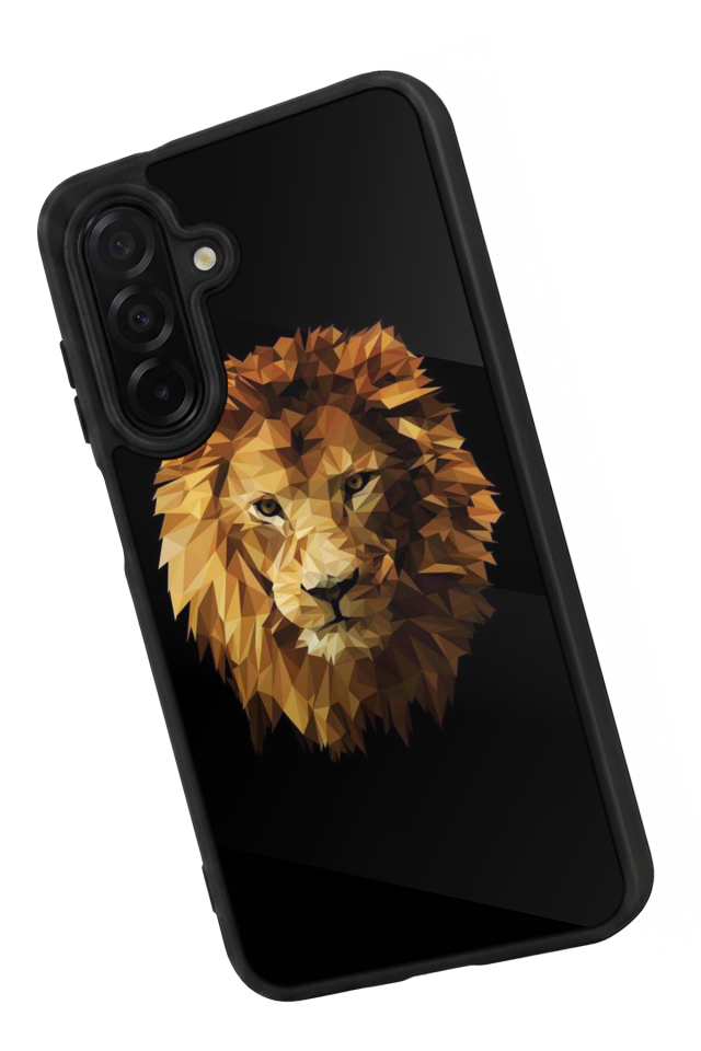 Samsung Galaxy A36 Uyumlu Aslan Tasarımlı Glossy Premium Kılıf