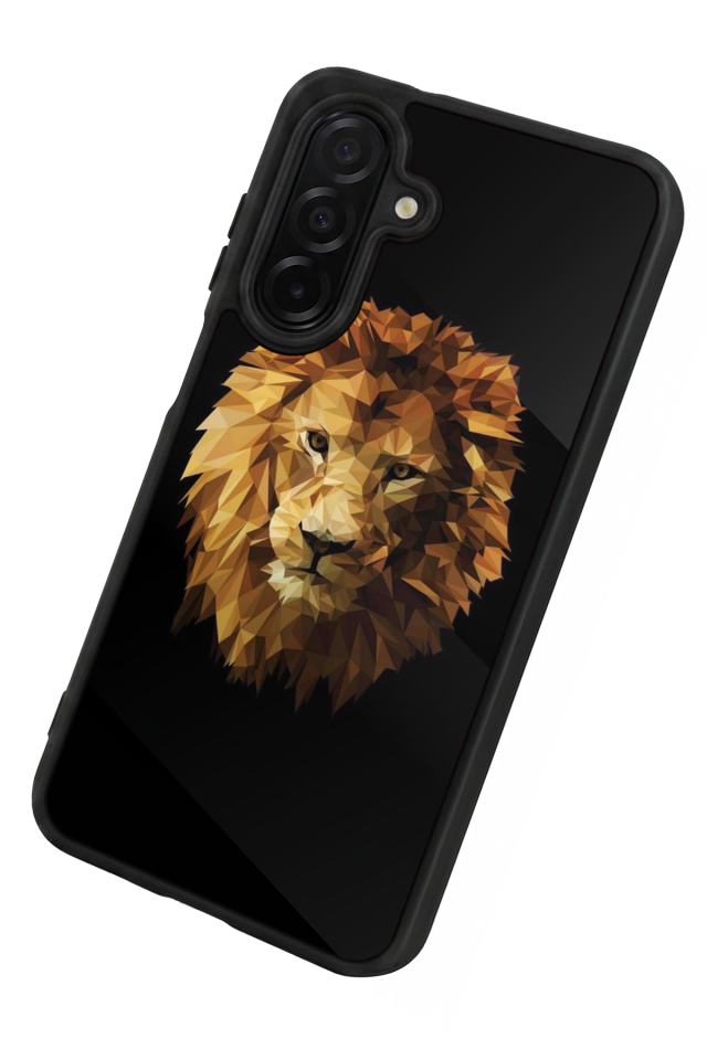 Samsung Galaxy A36 Uyumlu Aslan Tasarımlı Glossy Premium Kılıf