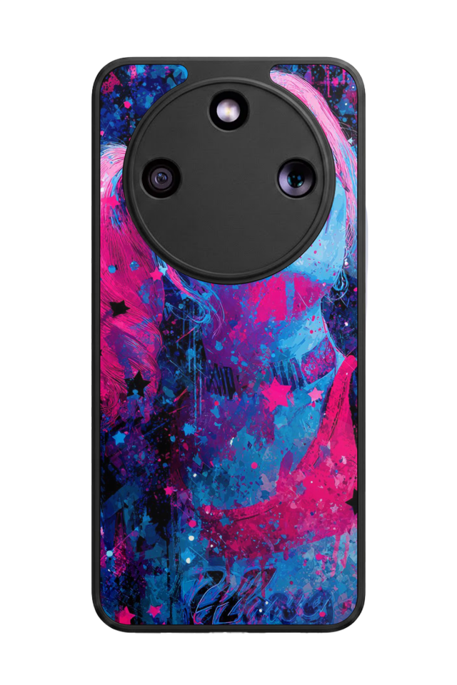 Honor Magic 8 Lite Uyumlu HarleyQueen Tasarımlı Glossy Premium Kılıf