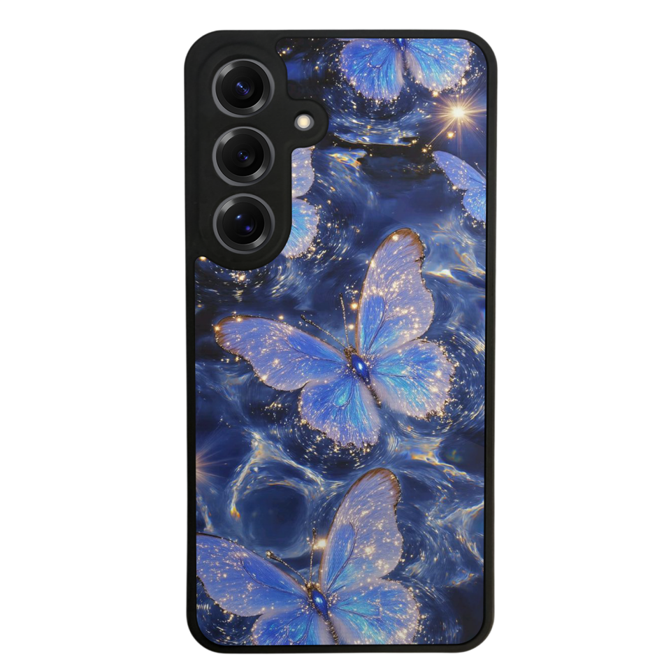 Samsung Galaxy S25 Uyumlu Kelebek Tasarımlı Glossy Premium Kılıf