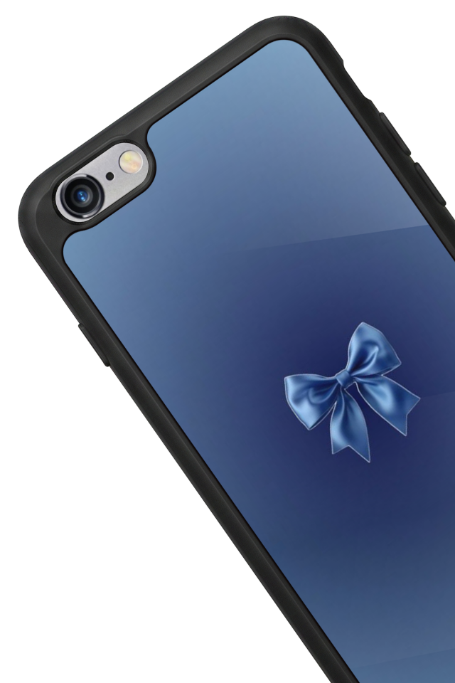 iPhone 6 Plus Uyumlu Kurdele Tasarımlı Glossy Premium Kılıf
