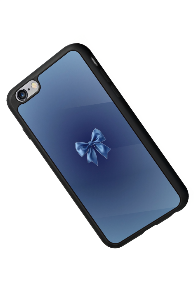 iPhone 6 Plus Uyumlu Kurdele Tasarımlı Glossy Premium Kılıf