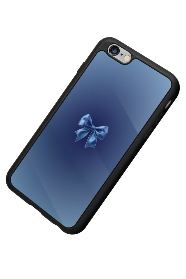 iPhone 6 Plus Uyumlu Kurdele Tasarımlı Glossy Premium Kılıf