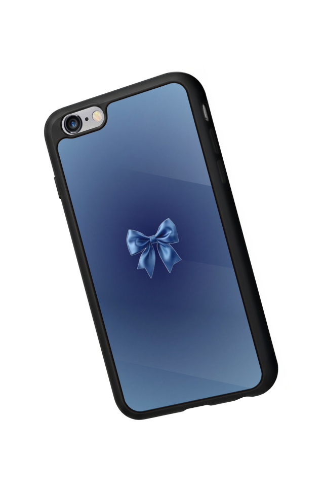 iPhone 6 Plus Uyumlu Kurdele Tasarımlı Glossy Premium Kılıf