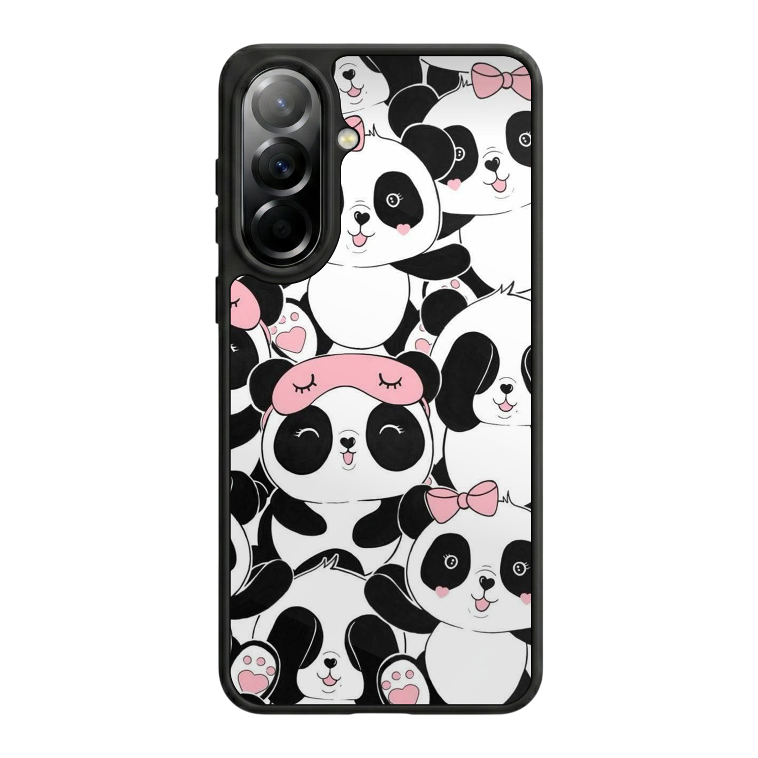 Samsung Galaxy A57 Uyumlu Panda Tasarımlı Glossy Premium Kılıf