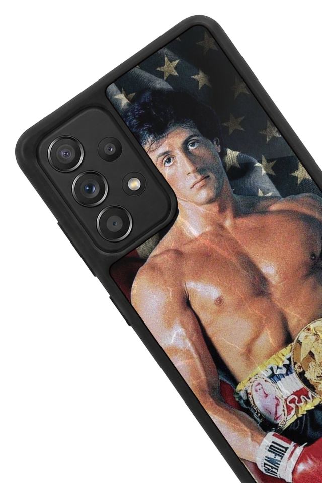 Samsung Galaxy A72 Uyumlu Rocky Tasarımlı Glossy Premium Kılıf
